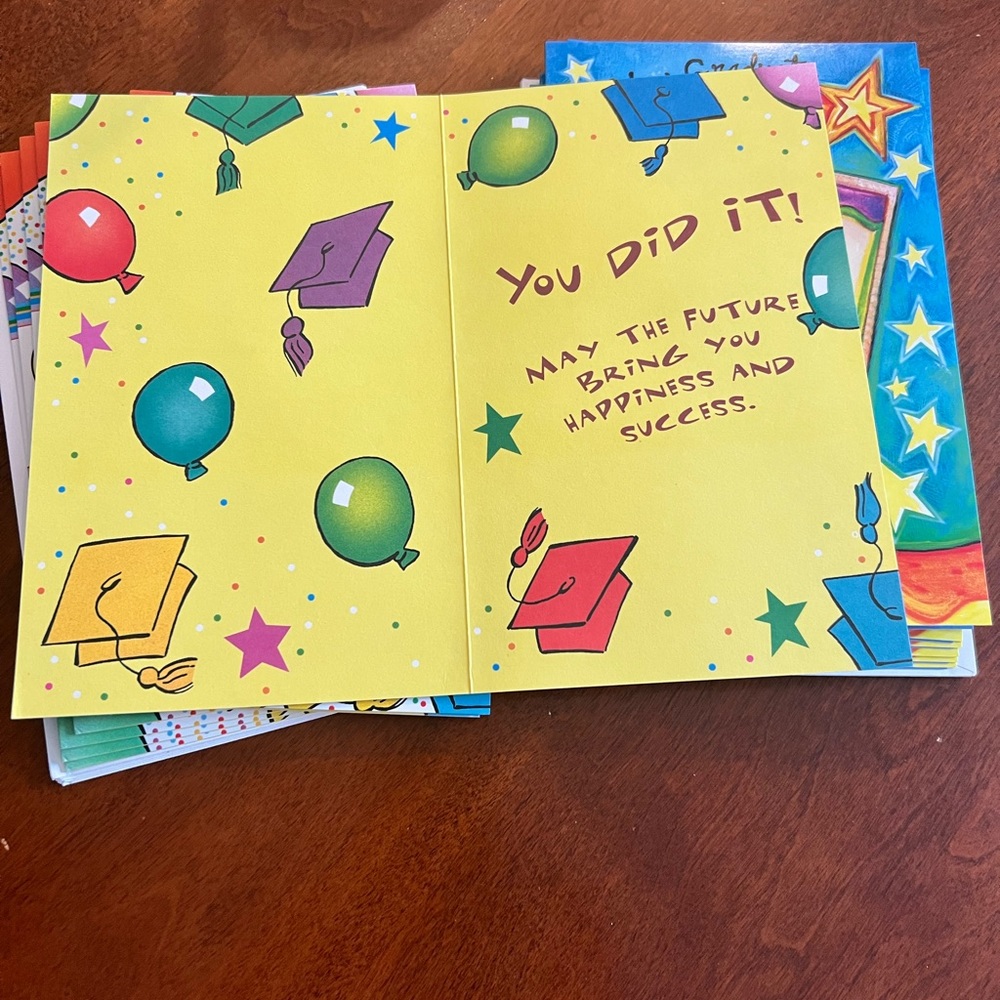 12 Graduation Cards - Picture 2 of 3